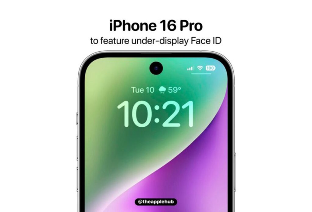 Apple、画面下埋込み型Face ID機構の新たな特許出願～iPhone17